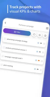 Projecto for Teams & Projects android App screenshot 2